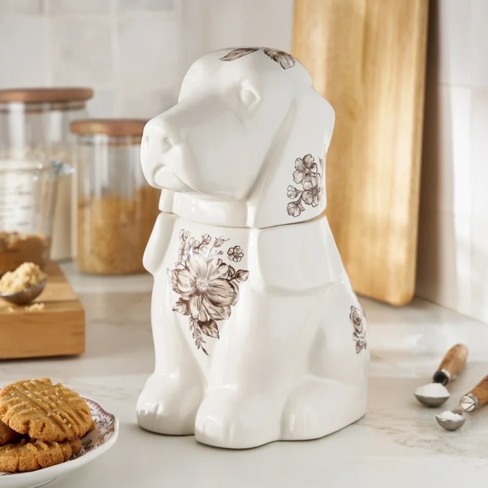 🌺 2025 🌺 New The Pioneer Woman Agatha Charlie Cookie Jar, Brown, 11"